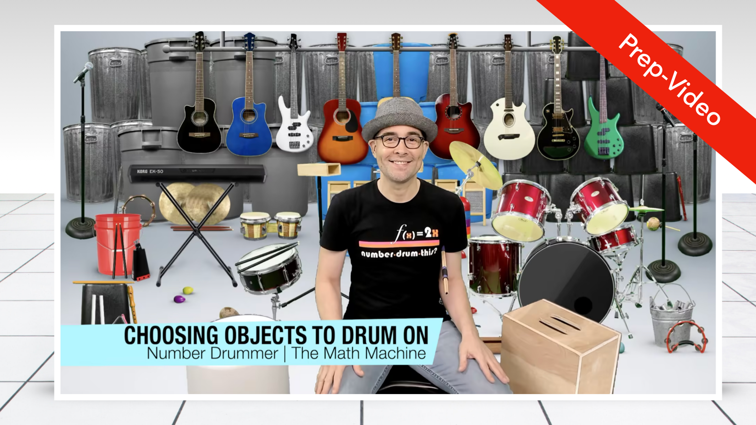Number Drummer - Choosing Objects to Drum On